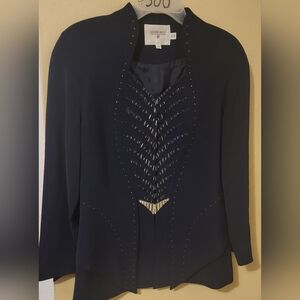 Navy Blue Blazer Jacket